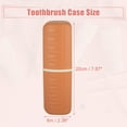 thumbnail image 4 of Unique Bargains Plastic Lightweight Toothbrush Travel Case Traveling for Travel Business 2.36"x1.57"x7.87" Orange, 4 of 7