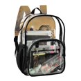 thumbnail image 5 of ALAZA Clear Backpack Cheetah Leopard Running PVC Transparent BookBag, 5 of 7