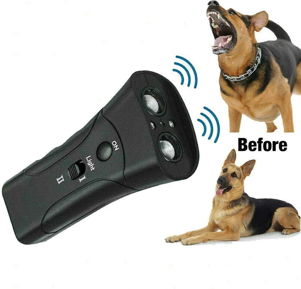 Ultrasonic Anti Dog Barking Pet Trainer LED Light Gentle Chaser Petgentle Style 