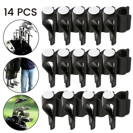 14Pcs Golf Bag Clip on Putter Clamp Holder Putting Organizer Club Ball (What's The Best Putter In Golf)