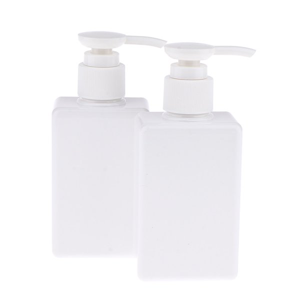 Botellas vacías de Plástico PET Sunnimix con Bomba para Acondicionador de champú blanco