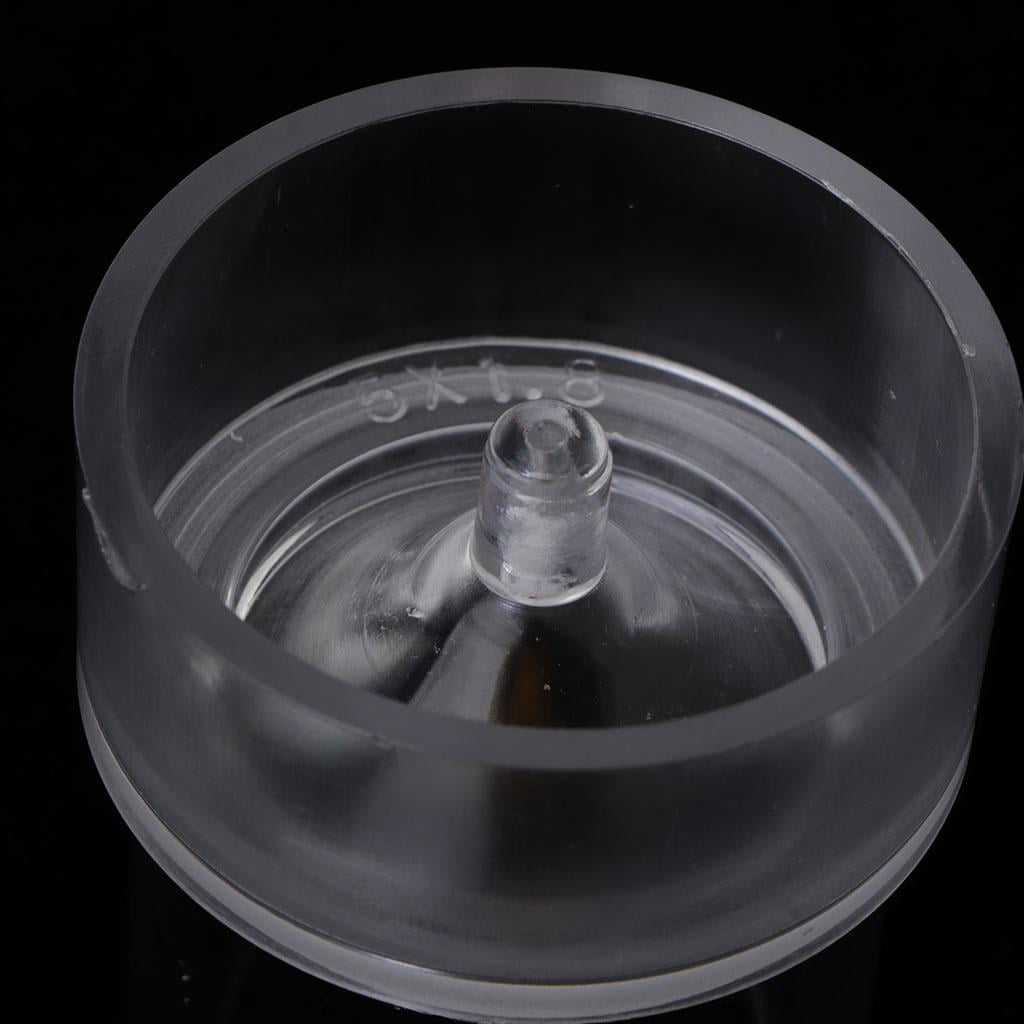 Milageto 2Pcs Plastic Clear Church Top Candle Mould Soap Mold DIY Candle Making Model