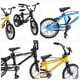 thumbnail image 3 of WORGEOUS 4pcs Finger Bikes Mini Finger Mountain Bikes Doble barra Dedo Bicicleta de juguete, 3 of 8
