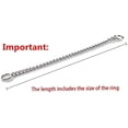 thumbnail image 5 of Collar de perro de acero inoxidable con cadena de Metal P-Block, suministros para entrenamiento de mascotas para perros pequeños y medianos, 5 of 5