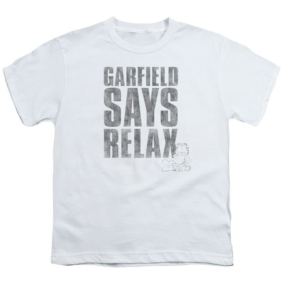 Garfield - Relax - Youth Short Sleeve Shirt - Medium