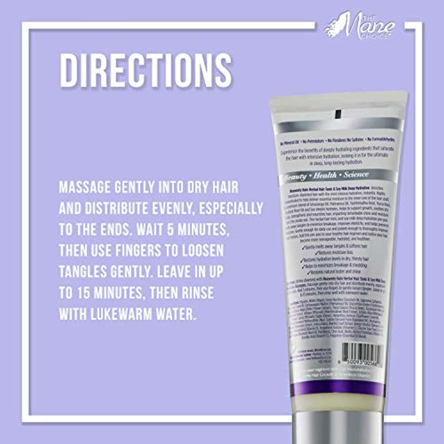Heavenly Halo Herbal Hair Tonic & Soy Milk Deep Hydration Pre-Poo