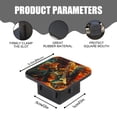 thumbnail image 2 of Hitch Cover Fits For 2-Inch Hitch,Skeleton In Cowboy Hat Playing Electric Guitarrubber Trailer Hitch Cover Tube Plug Insert,Car Exterior Accessories, Receiver Tube Hitch Plug, 2 of 6
