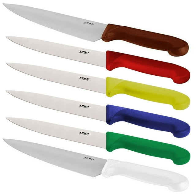 EZONEDEAL Dragon Chef Knife 6 PCS Set Stainless Steel Blades with Polypropylene Handle