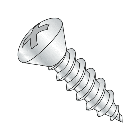 

#12-14 x 3/4 Type AB Self-Tapping Screws / Phillips / Oval Head / Steel / Zinc Plating (Quantity: 100 pcs)