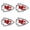 KCQZTT, variant on 4Pcs Iron On Patches for Eagle s Clothing Sew On Iron On Embroidered Patch DIY Applique for Jeans, Jackets, Hats