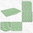 thumbnail image 4 of Silicone Dish Drying Mat for Kitchen Counter, Easy Clean Waterproof Kitchen Mat, Silicone Mat, Fits Under Dish Rack Green 15.7*12.6*0.5 inch, 4 of 6