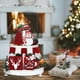 thumbnail image 4 of 10Pcs Christmas Tiered Tray Decor Christmas Wood Tabletop Decor Gingerbread, 4 of 6