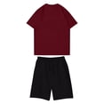 thumbnail image 3 of WILLBEST Conjunto de Dos Piezas de Camiseta y Pantalón Corto de Manga Corta para Hombre (Camiseta y Pantalón Corto, 2044), 3 of 3