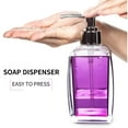 thumbnail image 2 of Raindrops Purple Bathroom Accessory Set for Home Use Strong and Material 4 Pieces, 2 of 8