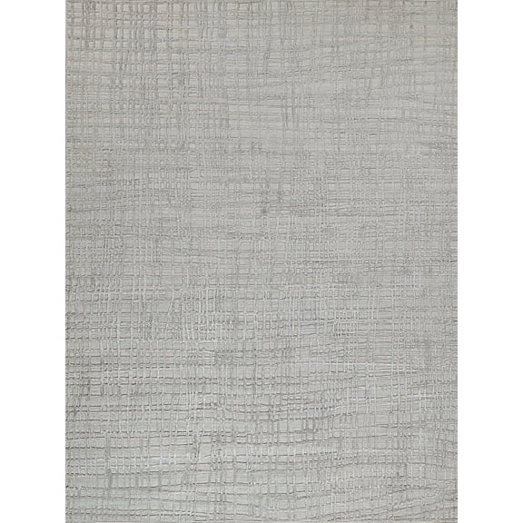 Exquisite Rugs Crescendo Silver Bamboo Silk handloomed Area Rug