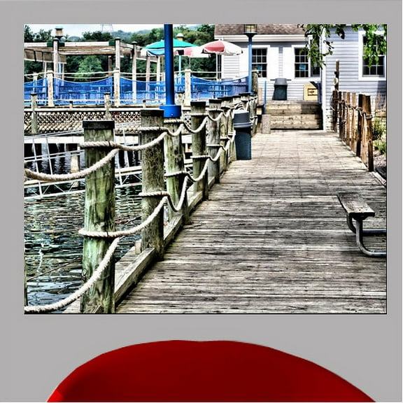 Wallhogs Batie Boat House Poster Wall Mural