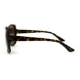 thumbnail image 3 of Womens Premium Polarized Lens Butterfly Fashion Plastic Sunglasses Tortoise Brown, 3 of 4