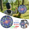 thumbnail image 1 of DPTALR Children's Dart Board Dinosaur Sky Shape Double Competitive Throwing Toy, 1 of 9