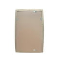 thumbnail image 2 of Rectangular Metal Frame Mirror in Matte Black, 2 of 3