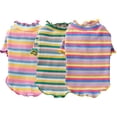 thumbnail image 3 of Ropa De Algodón Arcoíris Para Perros, Camiseta Para Mascotas De Otoño E Invierno, Suministros Encantadores Para Mascotas A La Moda Yuarrent PT002321-01, 3 of 6