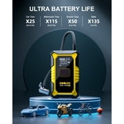 GOOLOO A3 Car Jump Starter with Air Compressor, 3000A 150PSI Portable Car Battery Jump Starter(9.0L Gas/6.5L Diesel) with Digital Tire Inflator, 12V Jump Box Car Booster with LED Light