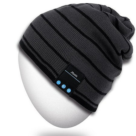 Bluetooth Beanie Hat,Rotibox Winter Outdoor Premium Knit Cap with Wireless Stereo Headphone Headset Earphone Speaker Mic Hands Free for Iphone Samsung Android Cell Phones,Best New Year Christmas (Best Headphones For Android Phones 2019)