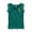 Green, variant on Gyujnb Girls Ribbed Sleeveless Tank with Apple Tree Embroidery Casual Summer Lettuce Trim Top,5-6 Years
