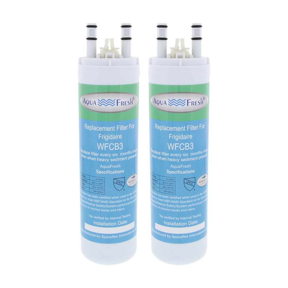 WF3CB Compatible Refrigerator Water Filter Replacement (2Pack