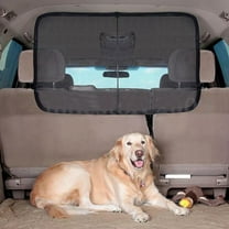 LHCER Dog Barrier Net,, Safety Pet Barrier Mesh, Useful Black Car Dog Guard Pet Car Seat