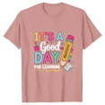 thumbnail image 5 of Fnhpitd First Day of School Teacher Shirt Women Teacher Life T-Shirt Back to School Teachers Appreciation Gift Tee Top Pink,3Xl, 5 of 7