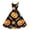 Orange, variant on Halloween Dresses for Women Trendy Sleeveless Cocktail Dresses Lightweight Business 50's Dress Pumpkin Ghost Witch Print Outfits Halloween Crewneck Clothes Black L