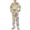 thumbnail image 2 of Hello Kitty Boys 2 Piece Tracksuit Athletic Sweatsuits Sets Hooded Sweatshirt And Jogger Sweatpants Clothing Sets for Kids, 2 of 8