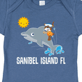 thumbnail image 4 of Inktastic Sanibel Island Florida Dolphin Boys or Girls Baby Bodysuit, 4 of 5