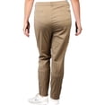 thumbnail image 2 of Lauren Ralph Lauren Womens Plus Casual Stretch Straight Leg Pants Beige 16W, 2 of 2