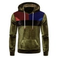 thumbnail image 1 of Sudadera con capucha de terciopelo para hombre, sudadera con bolsillo, informal, para uso diario, para vacaciones, ropa deportiva Pompotops  oipoqjl17607, 1 of 4