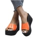 thumbnail image 4 of Amzcrzy Zapatos de mujer,Zapatos de mujer,Zapatillas de mujer, Sandalias de playa transpirables con tacón Matsu, suela gruesa y tacón inclinado para mujer Sandalias Mujer Zapatillas De Casa, 4 of 5