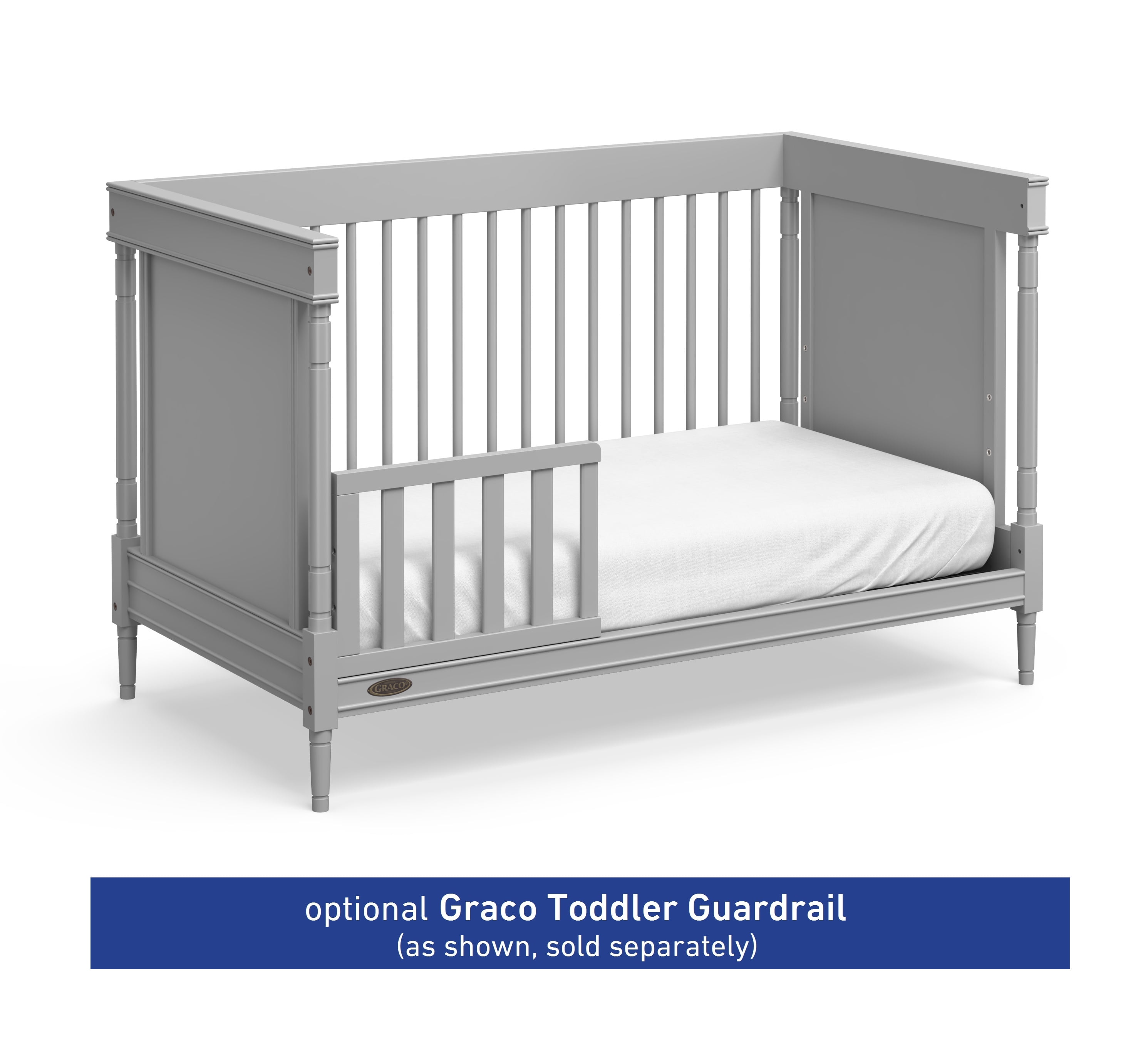 Graco Ashleigh 3 In 1 Convertible Crib White Walmart Com