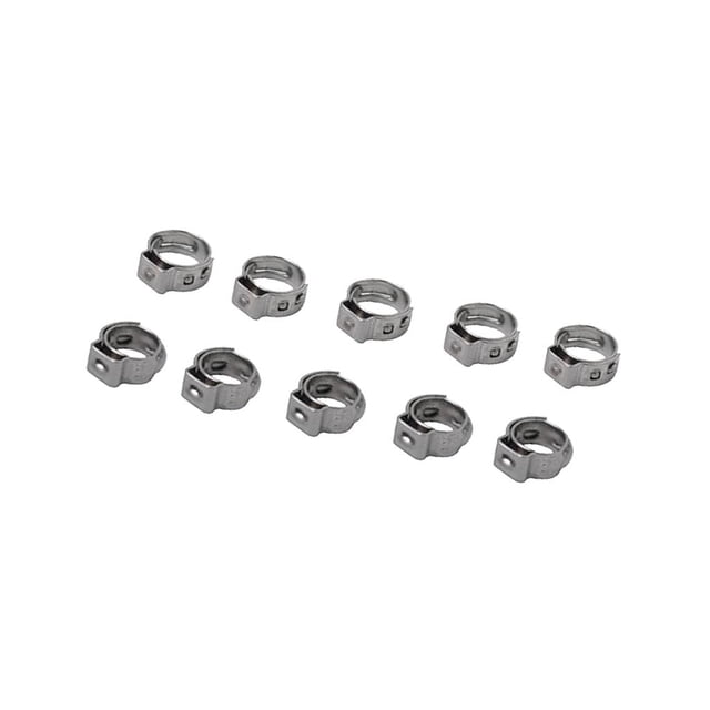 Abrazaderas de acero inoxidable Macarena 10 piezas 5,3 mm a 6,5 mm