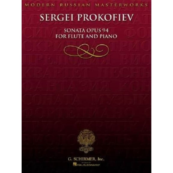 Modern Russian Masterworks: Sergei Prokofiev: Sonata Opus 94 for Flute and Piano (Paperback)