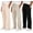 Set 2, variant on 3 Pack: Women's Relaxed Fit Fleece Open Bottom Sweatpants - Casual Athleisure (Available In Plus)