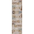 thumbnail image 1 of Rug Branch Vogue Collection Modern Abstract Runner Area Rug, Beige Gold, 1 of 6