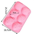 thumbnail image 3 of MOQLOM Easter Egg Silicone Molds, 1pc 6-Cavity Craft Art Egg Shape Chocolate Candy Fondant Molds, DIY Handmade, Making Supplies for Chocolate, Cakes, Jelly, Pudding, 10 × 6.7Inch, 3 of 8