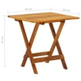 thumbnail image 4 of vidaXL 18.1" Solid Acacia Wood Folding Outdoor Bistro Table, White, 4 of 17
