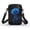 Blue Rose, variant on Aztec Sunflower Small Crossbody Bags for Women Over Shoulder Handbag for Travel Shop Hiking Mini Messenger Bag with Adjustable Strap Stylish Wallet Purse Crossbody Portable Phone Case