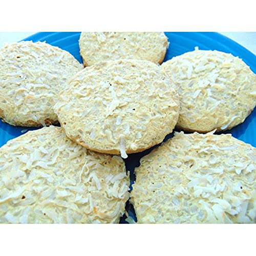 Low Carb Coconut Chew Cookies | Gluten-free | Keto Snacks | Diabetic Friendly | Healthy Snacks for Kids & Adults (11oz)
