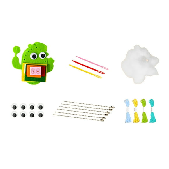 Binwennn DIY Doll Sewing Toys Whateveri Sewing Kit For Kids Sewing Kit For Beginners Christmas DIY Stuffed Craft Kit DIY Sewing Kits Material Package Art Kit Board Games for Toddlers 2 Years Old Cubes