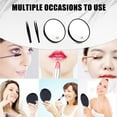 thumbnail image 6 of 10x 20x Magnifying Mirror, Makeup Mirror 3.5 Inch Magnifying Mirror with Tweezers Kit Portable Mini Travel Magnifying Mirror with Suction Cup Design for Women Men (Black), 6 of 7