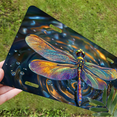 thumbnail image 5 of 1 Pcs 2D Flat License Plate Covers & Frames, Dragonfly on Water For Decorative Front, Waterproof For Decoration Aluminum License Plate Covers & Frames Cover For Men Women, 12" X 6", 5 of 6