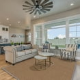 thumbnail image 2 of Linon Home Decor Faux Sisal Area Rug or Runner Collection, Brown and Slate, 9' x 12', 2 of 4