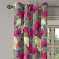 thumbnail image 3 of Ambesonne Grommet Curtain, , 50"x60", Pale Yellow Magenta, 3 of 5